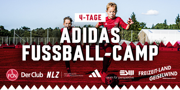 Exklusives 1. FCN Football-Camp auf dem adidas-Campus Herzogenaurach